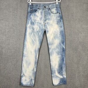 VINTAGE Levis 513 Orange Tab Cloud Acid Wash Jeans Denim Mens 31x32 USA Grunge